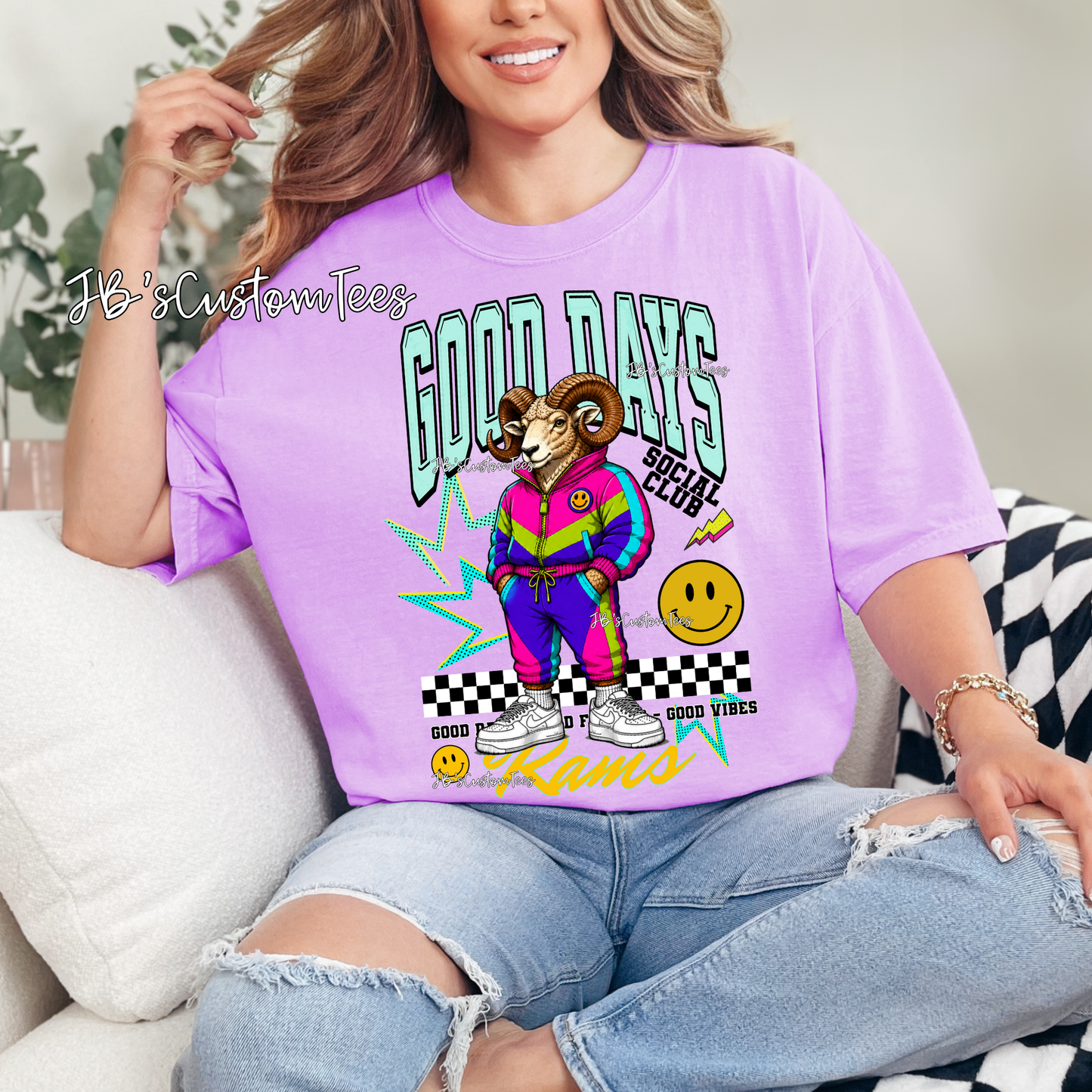 Retro Track Suit Mascot Tee