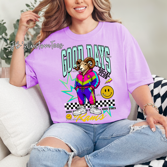 Retro Track Suit Mascot Tee
