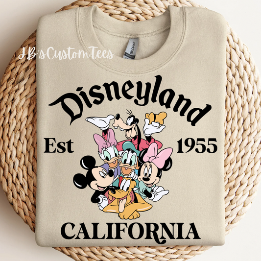 Disneyland California Est 1955 Sweatshirt