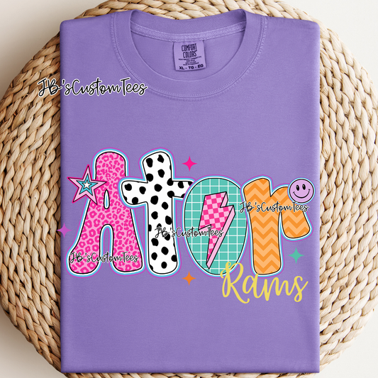 Ator - Preppy Doodle School Spirit Tee