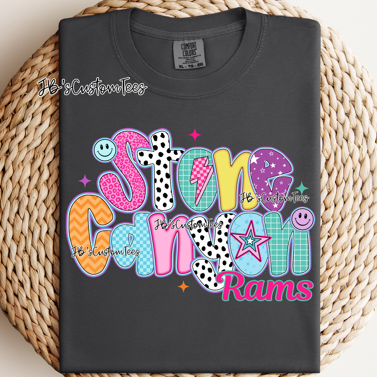 Stone Canyon - Preppy Doodle School Spirit Tee