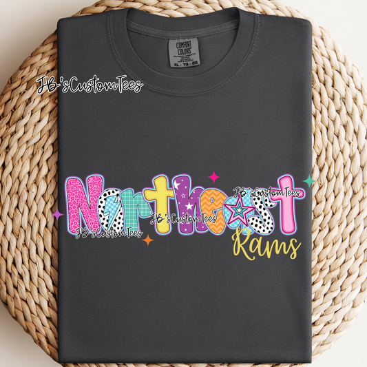 Northeast - Preppy Doodle School Spirit Tee