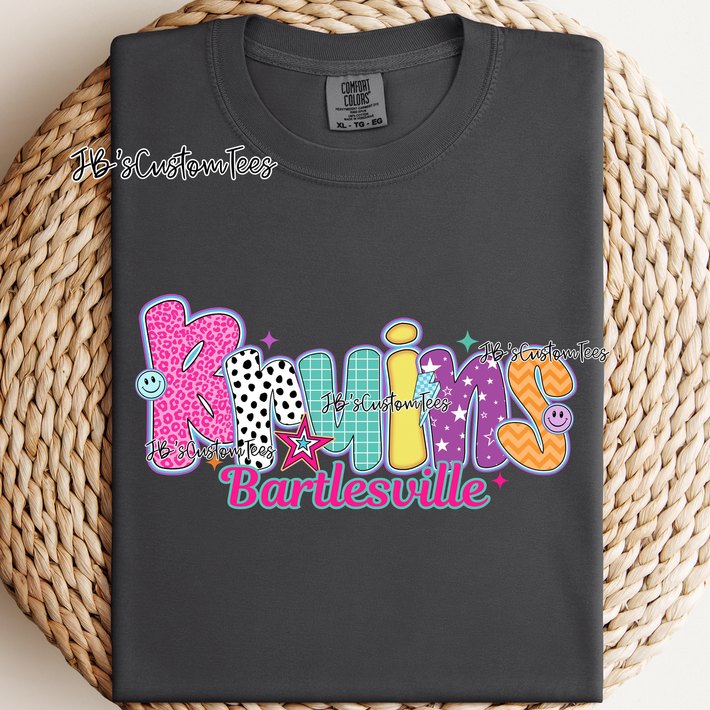 Bartlesville Bruins - Preppy Doodle School Spirit Tee