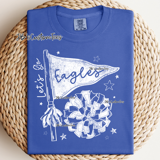 Let’s Go Eagles - Pennant Flag
