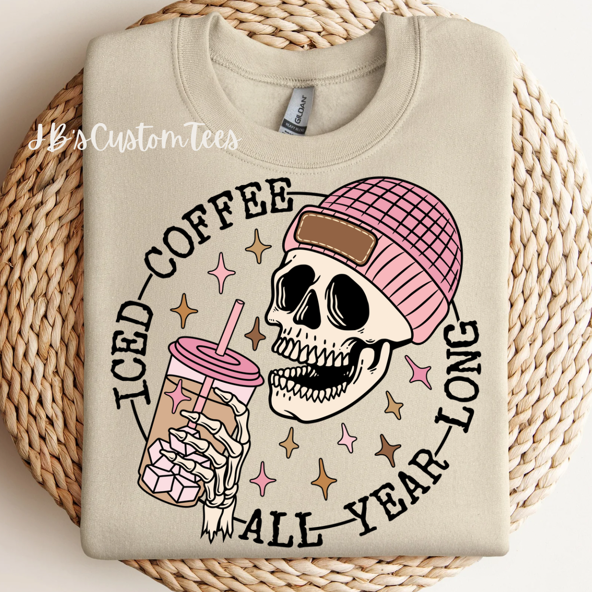 Iced Coffee All Year Round Sweatshirt