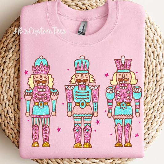 Faux Sparkly Nutcracker Sweatshirt