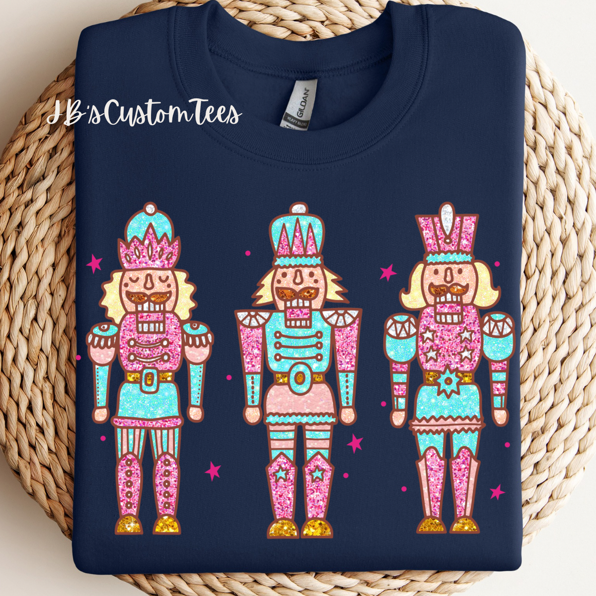 Faux Sparkly Nutcracker Sweatshirt