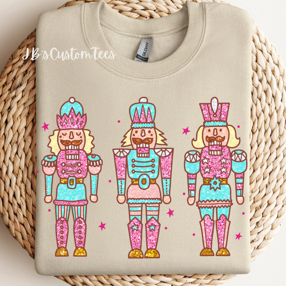 Faux Sparkly Nutcracker Sweatshirt