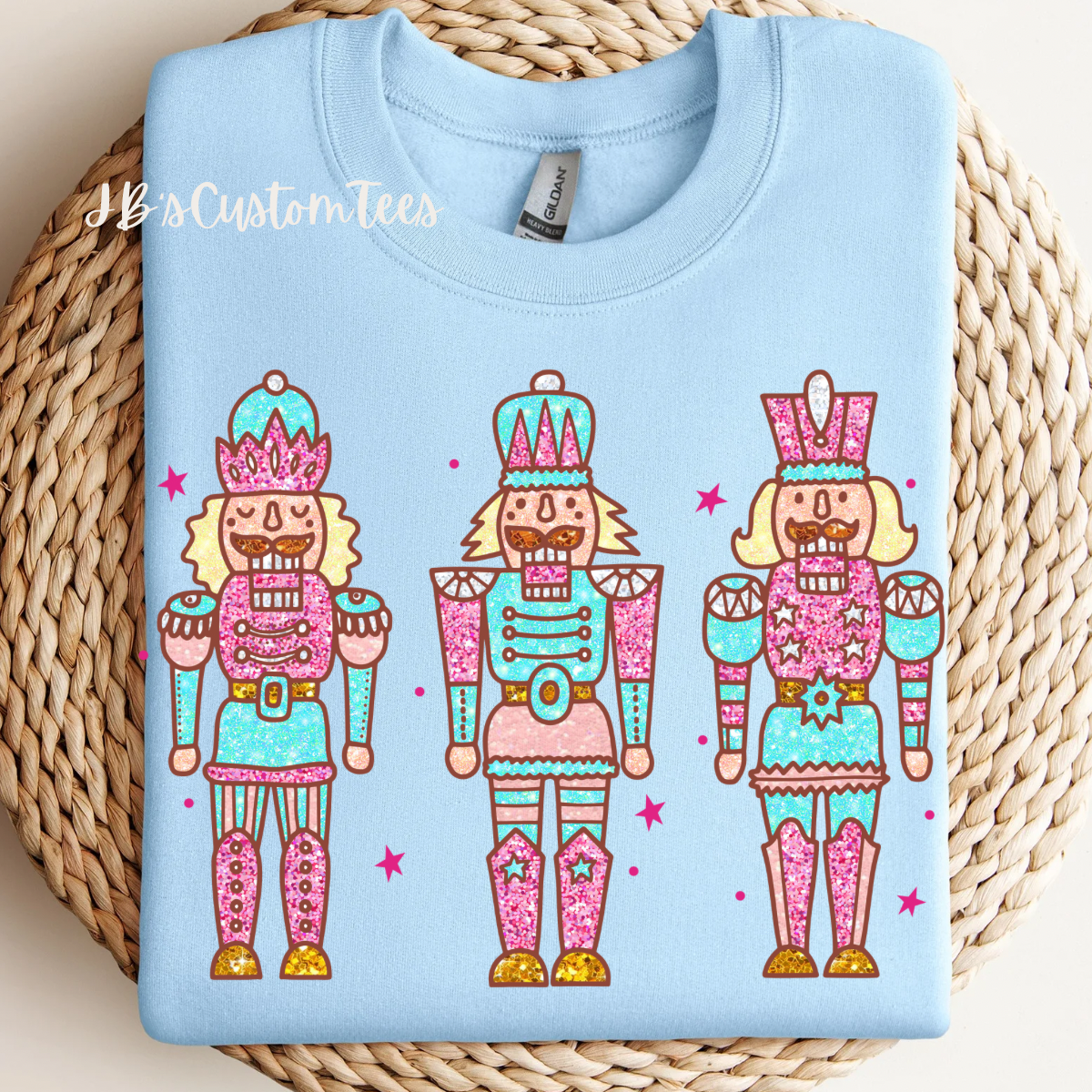 Faux Sparkly Nutcracker Sweatshirt