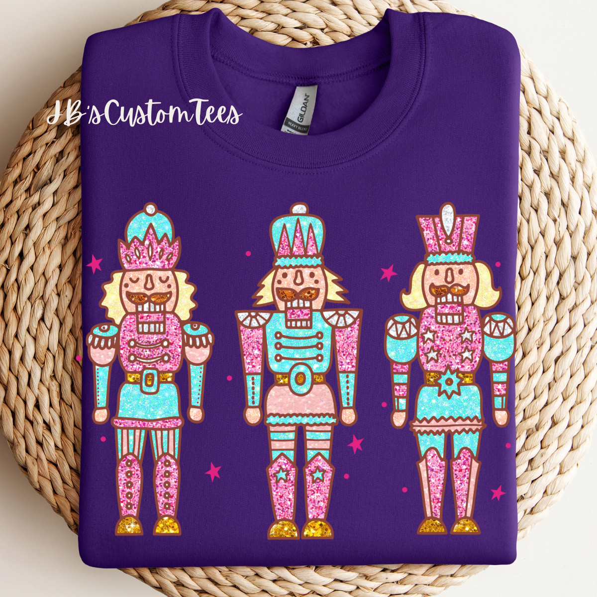 Faux Sparkly Nutcracker Sweatshirt