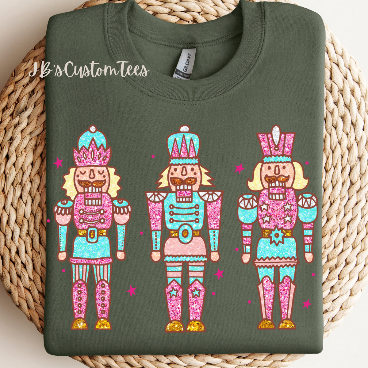 Faux Sparkly Nutcracker Sweatshirt