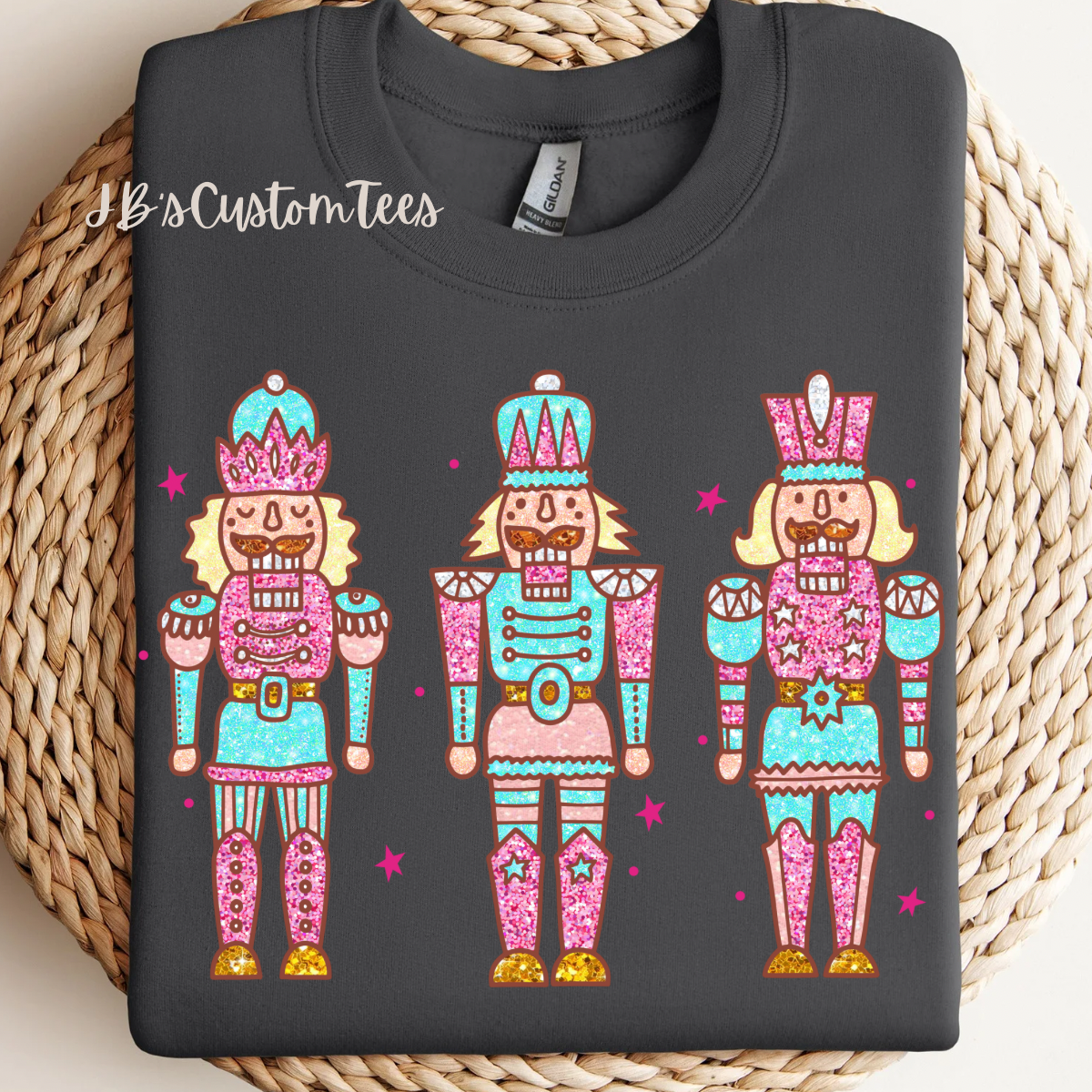 Faux Sparkly Nutcracker Sweatshirt