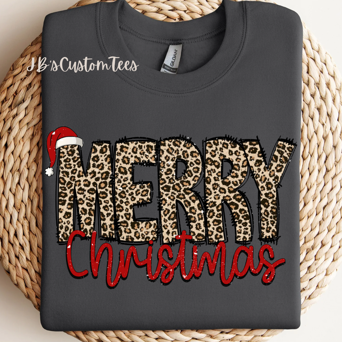 Leopard Merry Christmas Sweatshirt