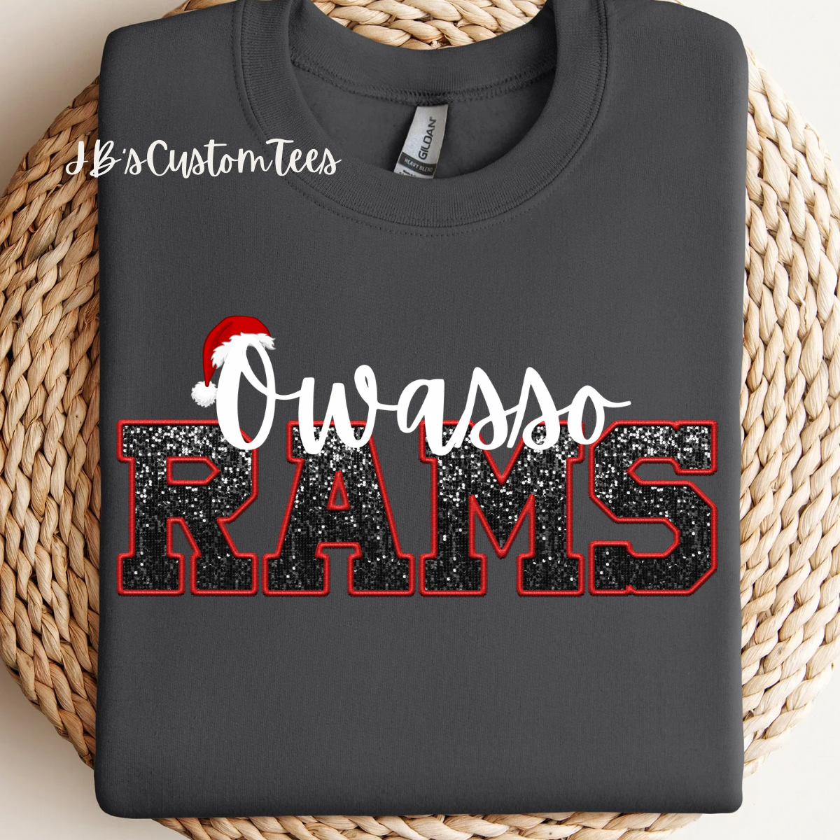 Owasso Rams Christmas Sweatshirt