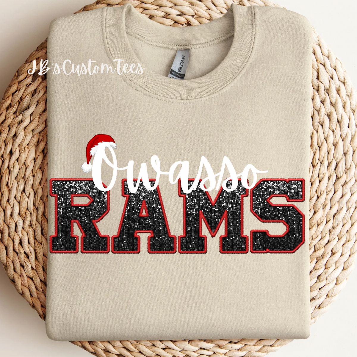 Owasso Rams Christmas Sweatshirt