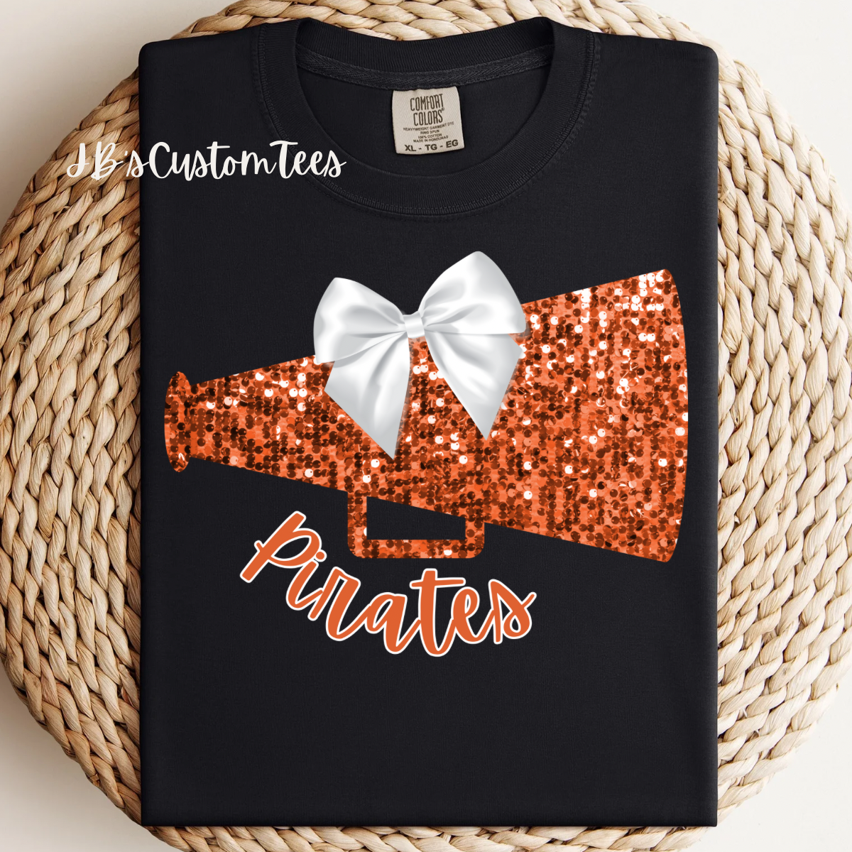 Pirates Cheer Comfort Colors Tee