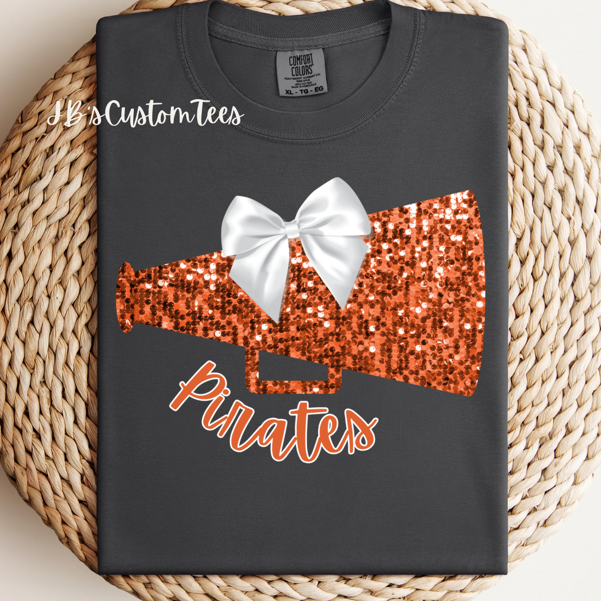 Pirates Cheer Comfort Colors Tee