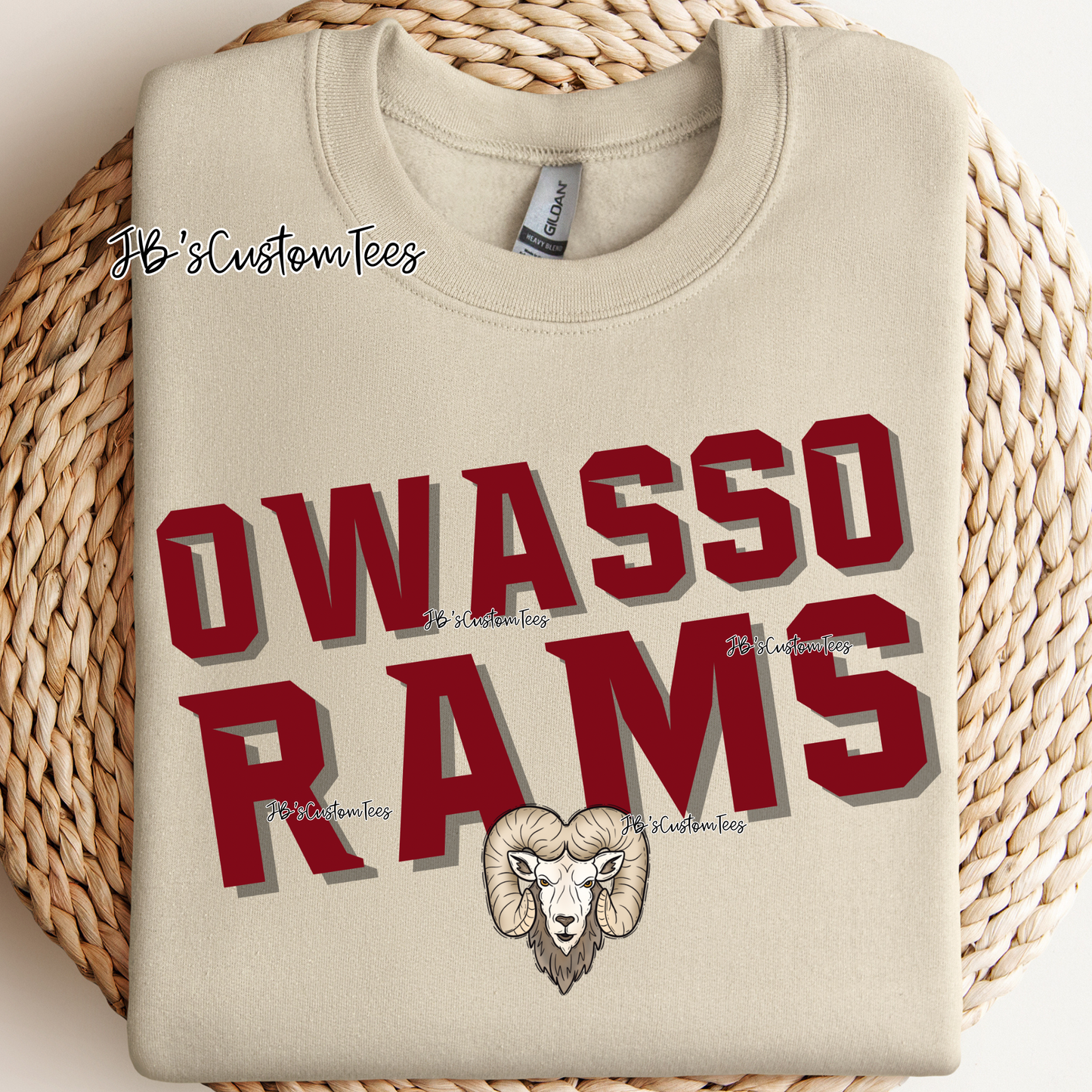 Owasso Rams - Retro Ram