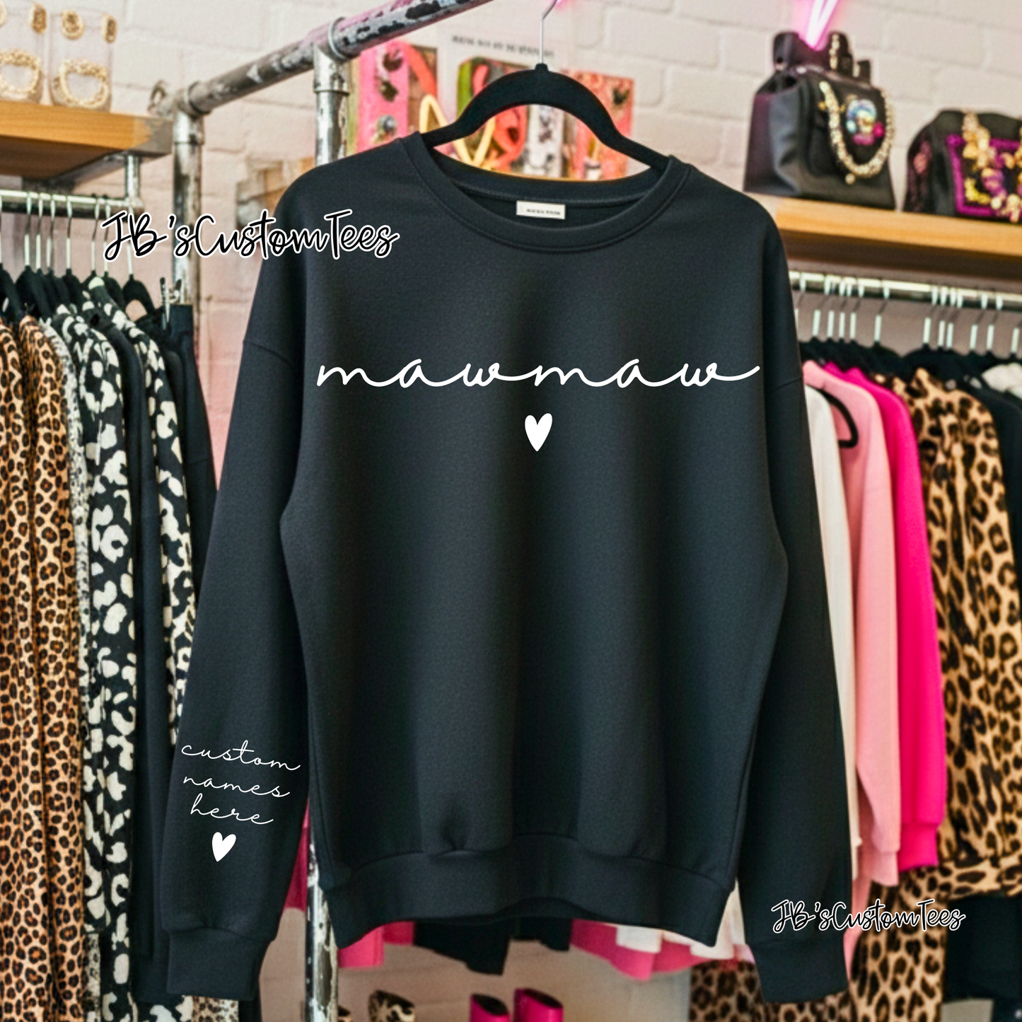 Custom Mawmaw Sweatshirt or Long Sleeve