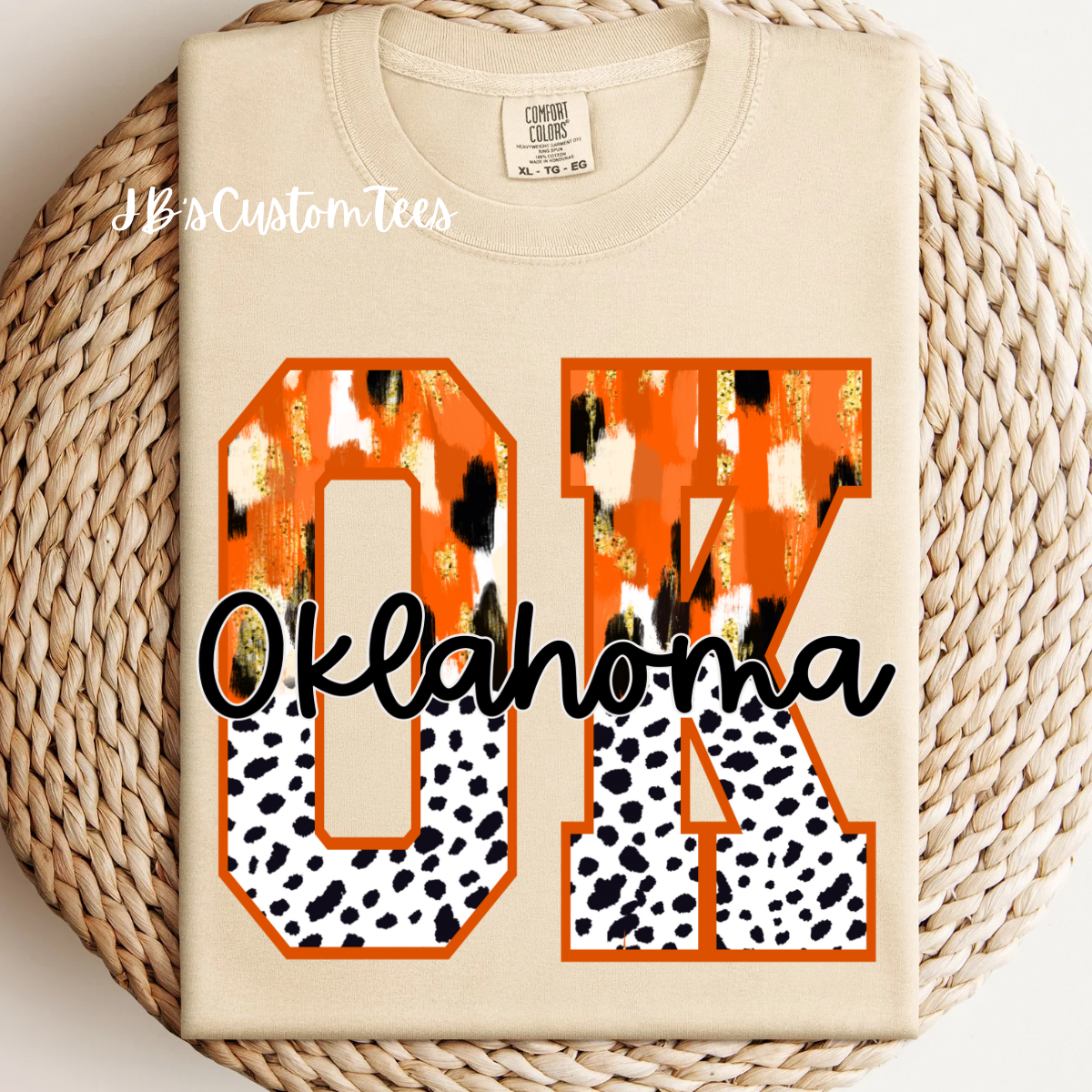 Oklahoma Red or Orange CC Tee