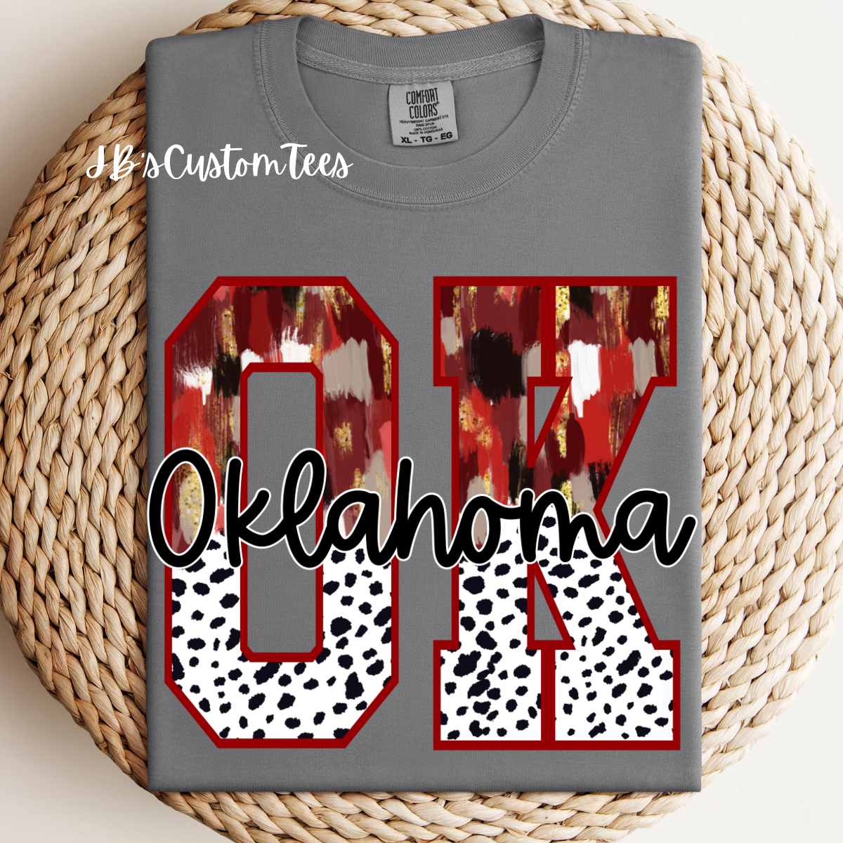 Oklahoma Red or Orange CC Tee