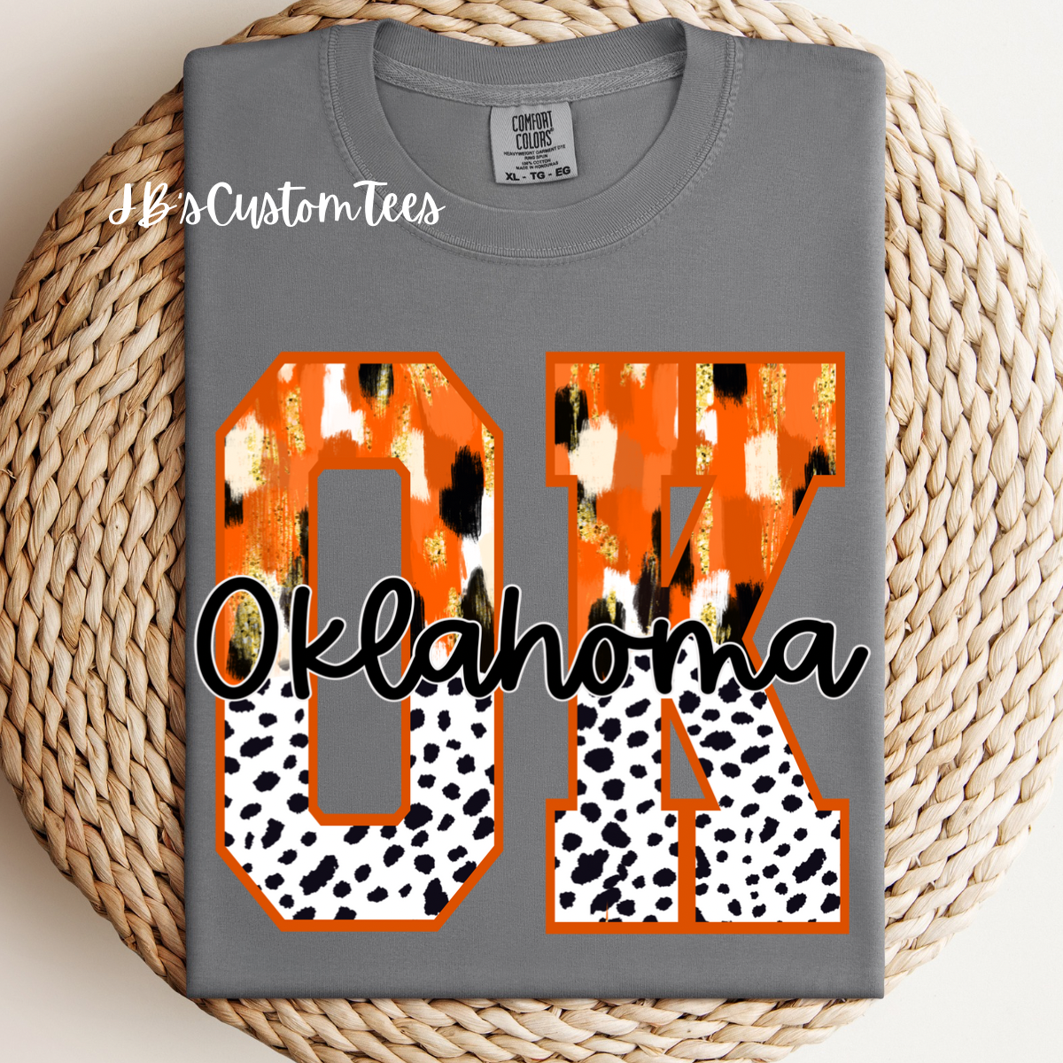 Oklahoma Red or Orange CC Tee