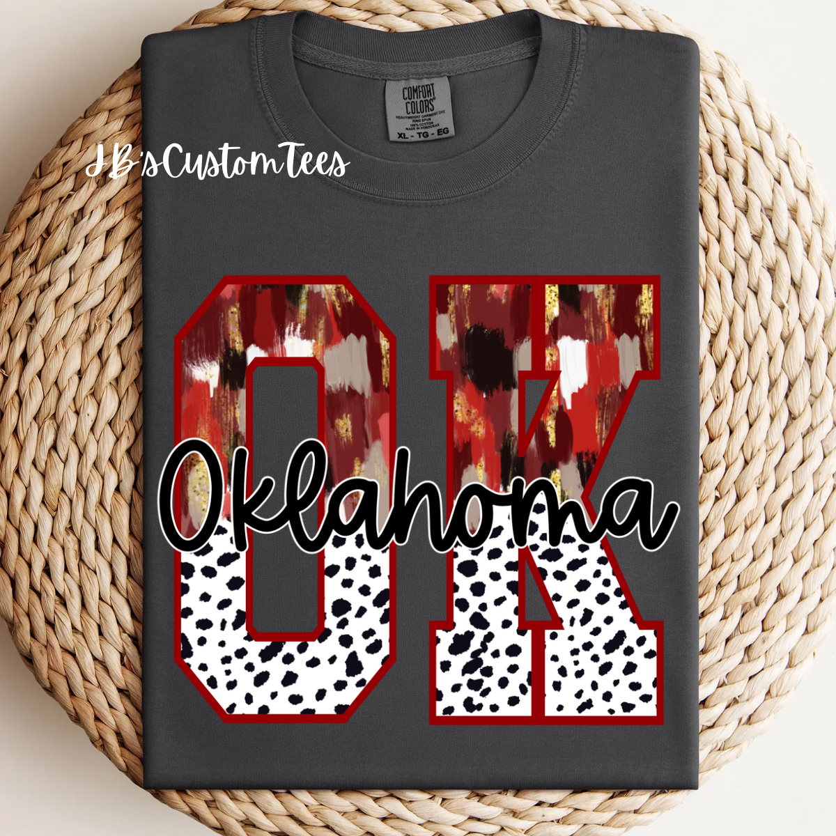 Oklahoma Red or Orange CC Tee