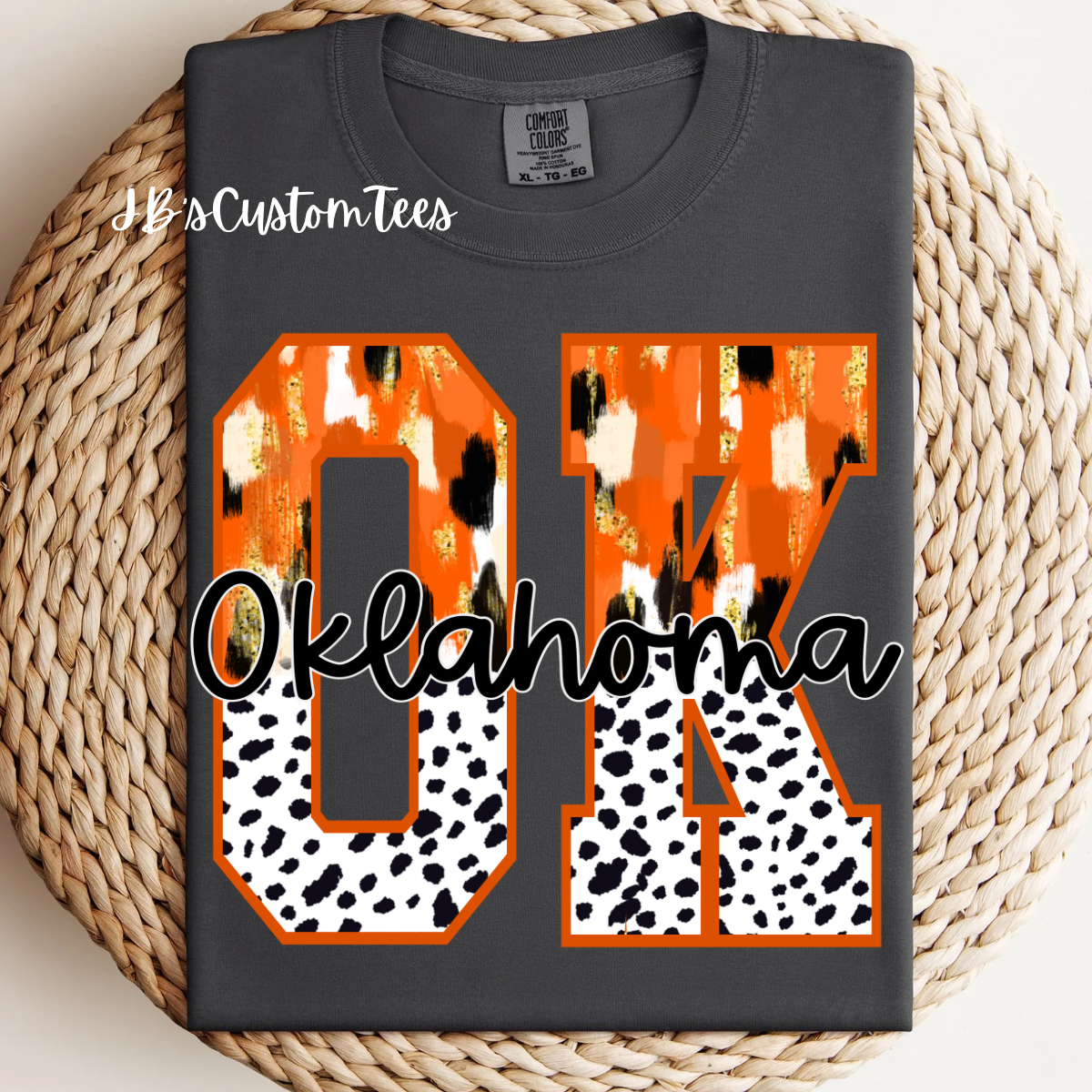 Oklahoma Red or Orange CC Tee