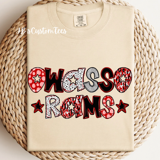 Owasso Rams CC Tee & Sweatshirt