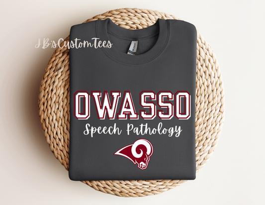 Owasso Speech Pathology Gildan Sweatshirt