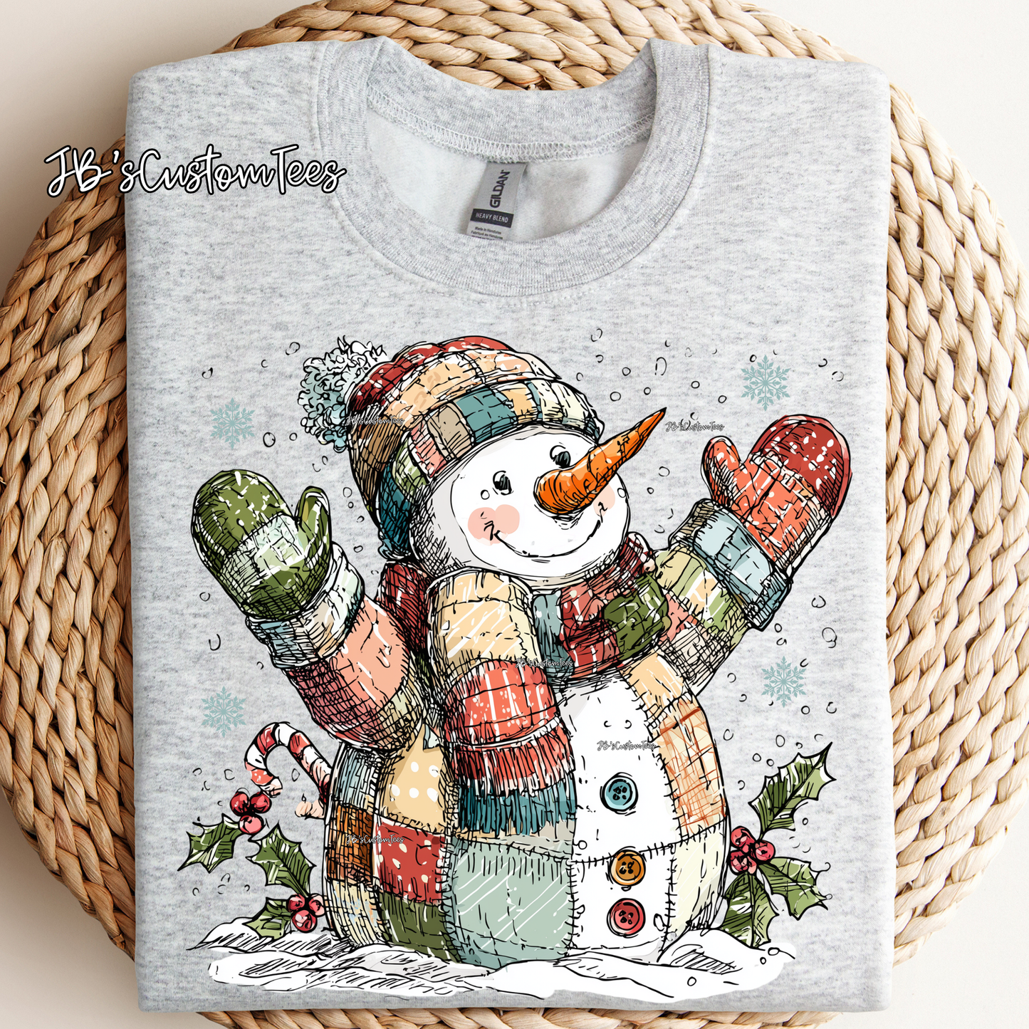 Patchwork Snowman
