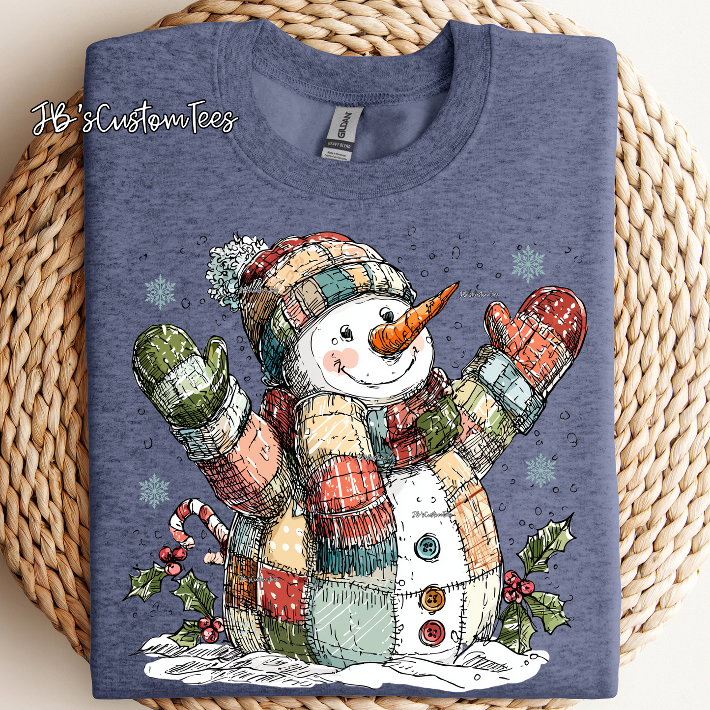 Patchwork Snowman