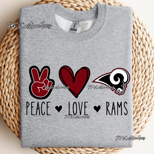 Peace Love Rams