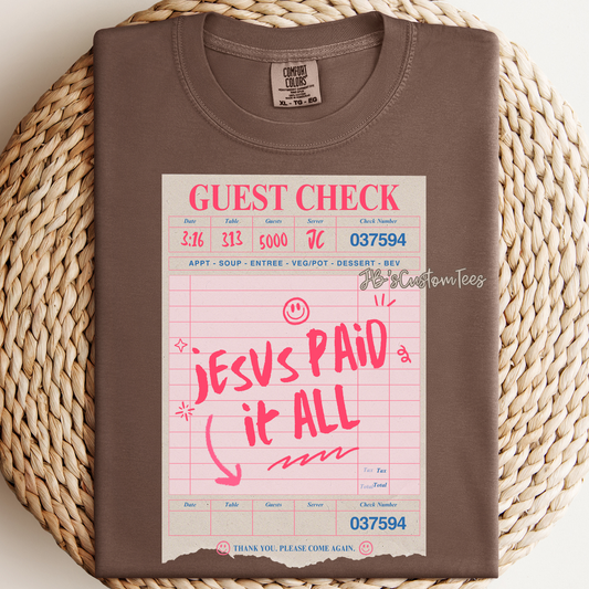 Jesus Paid It ALL