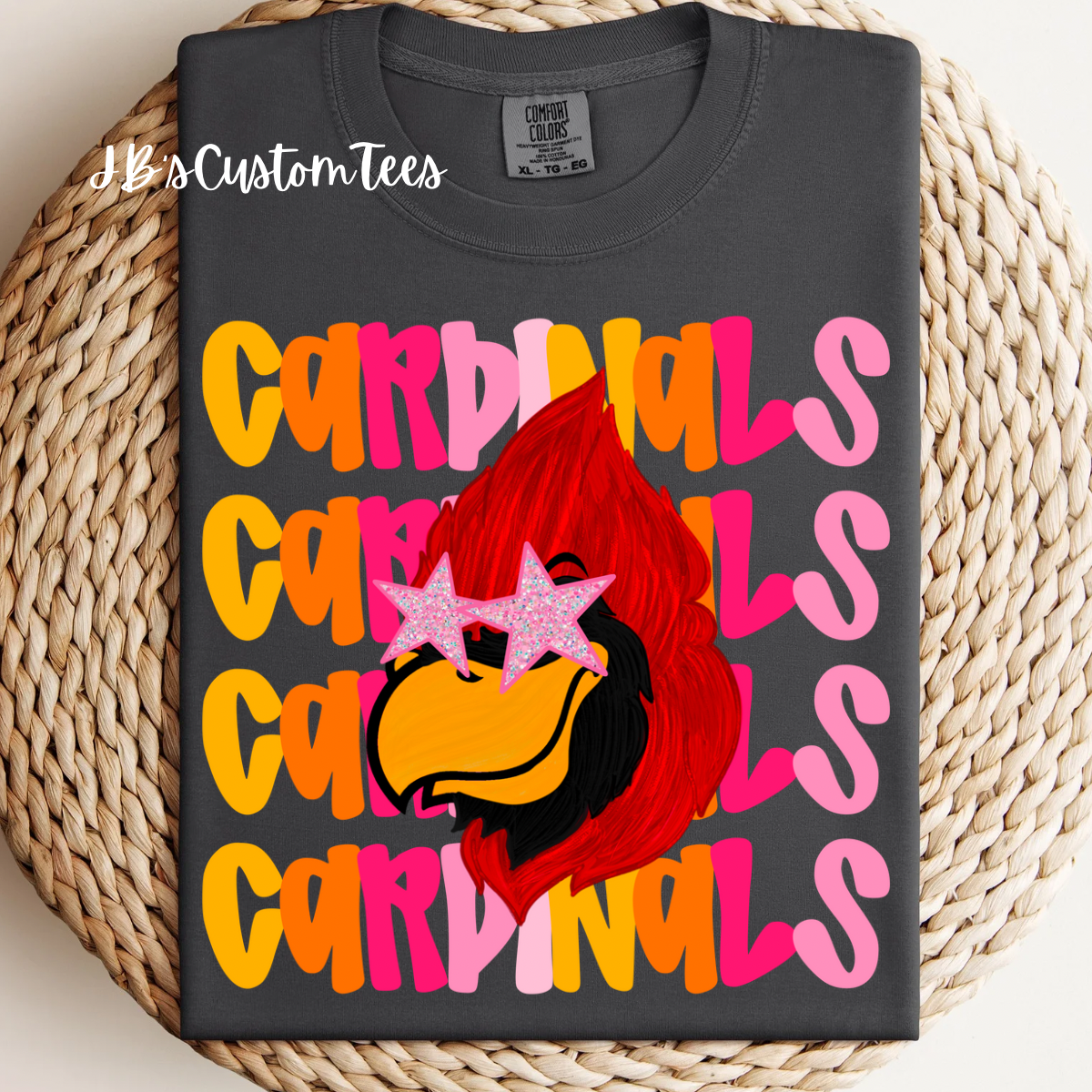 Preppy Rams & Cardinal CC Tee