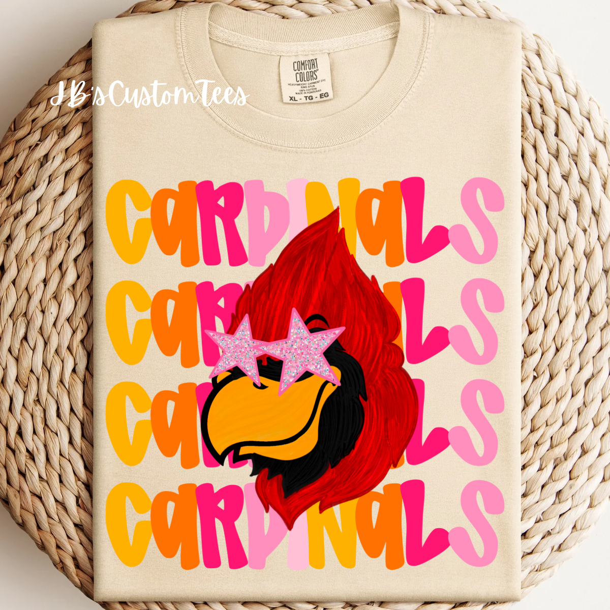 Preppy Rams & Cardinal CC Tee