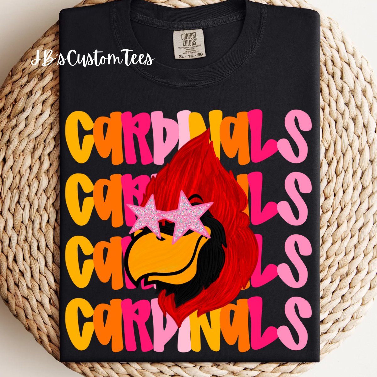 Preppy Rams & Cardinal CC Tee