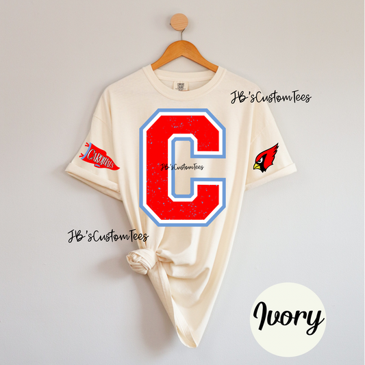 C Cardinals Vintage Varsity