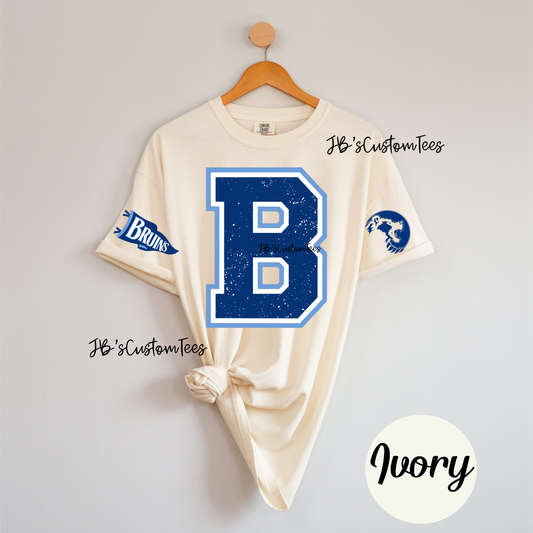 B Bruins Vintage Varsity