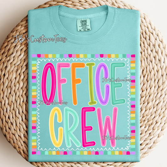 Rainbow Scallop Office Crew