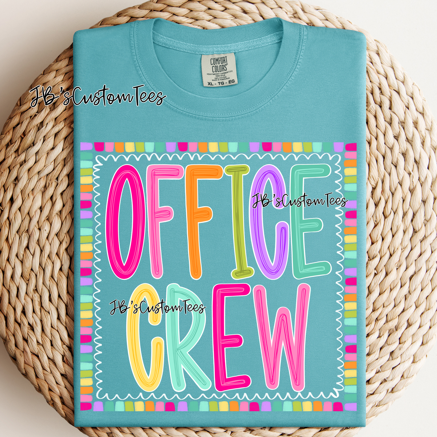 Rainbow Scallop Office Crew