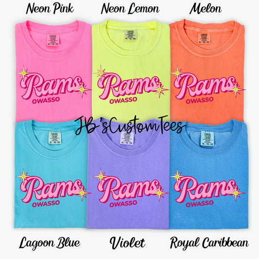 Neon Sparkle Rams