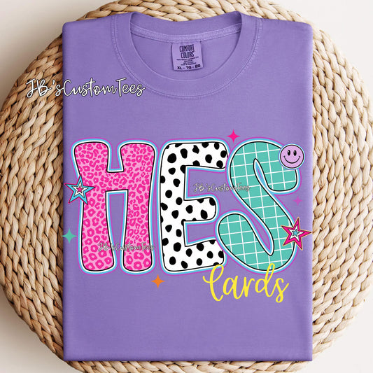 HES Herald Elem. - Preppy Doodle School Spirit Tee (Copy)