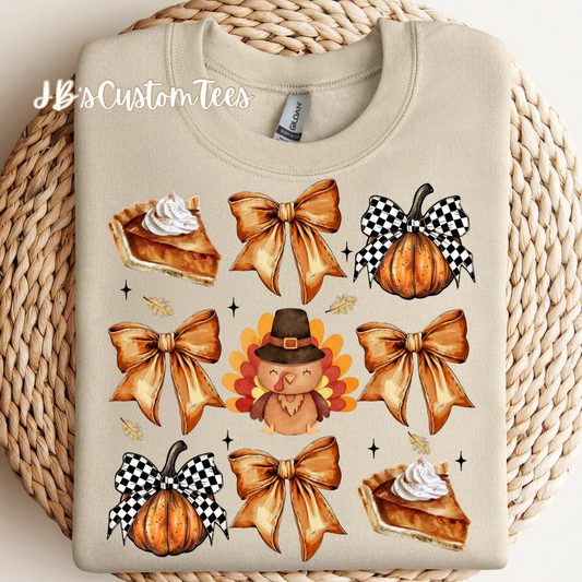 Thanksgiving Bows Sweatshirt