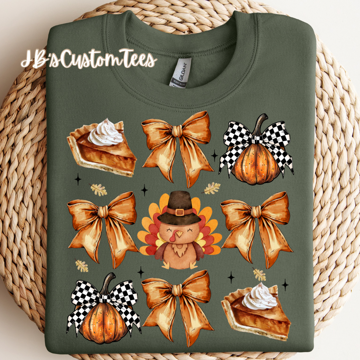 Thanksgiving Bows Sweatshirt