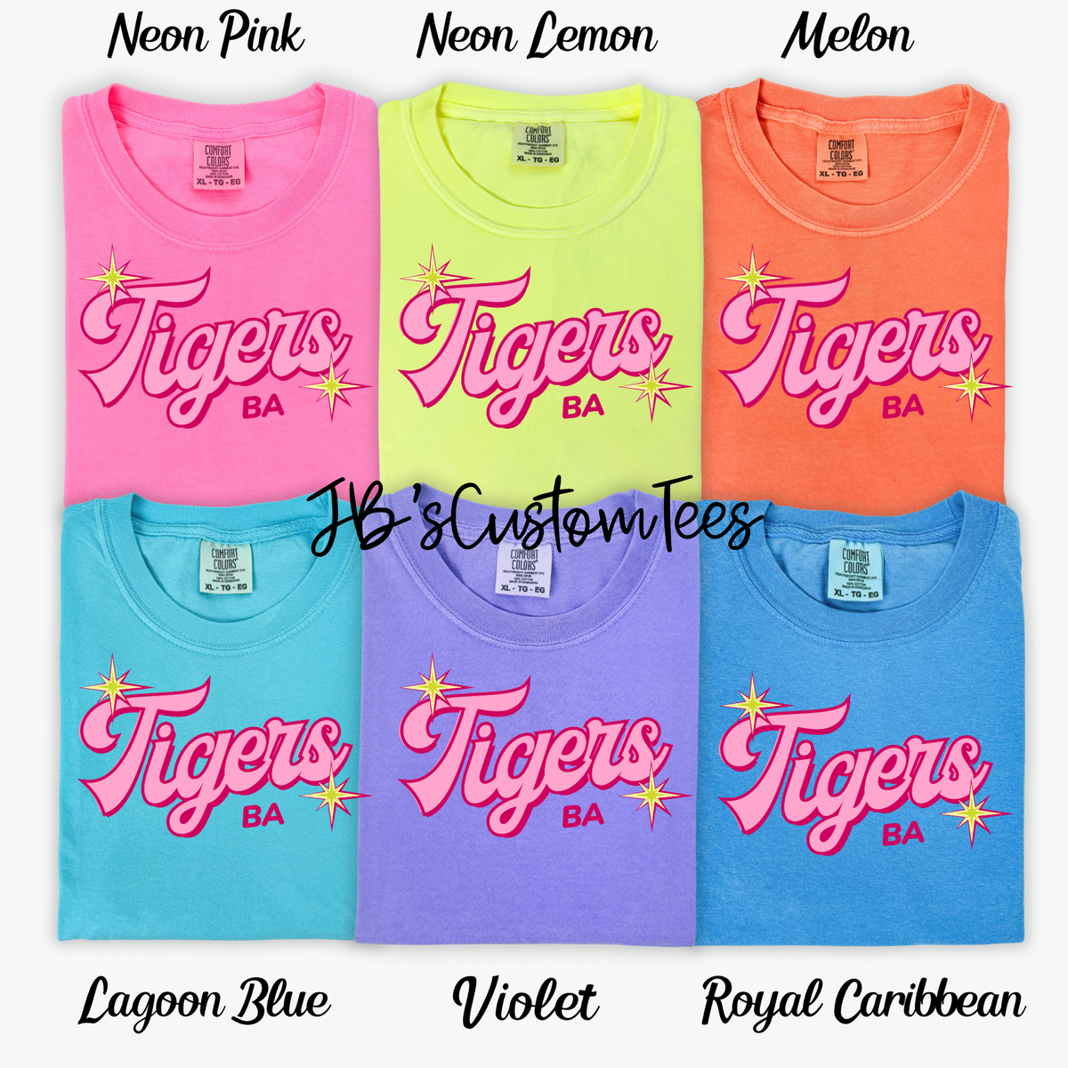 Neon Sparkle Tigers