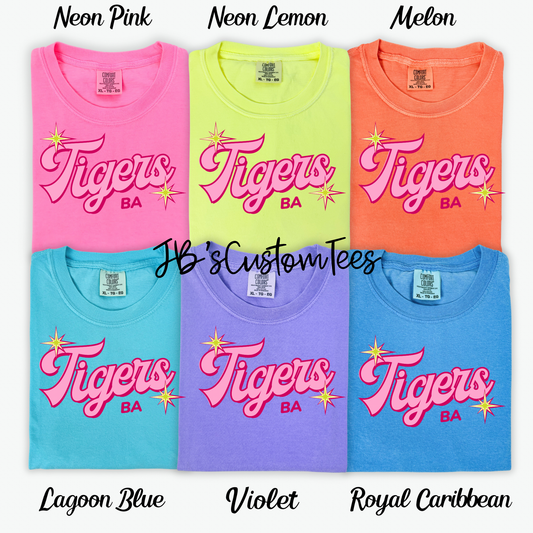 Neon Sparkle Tigers