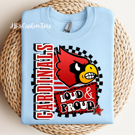 Cardinals Loud & Proud - Youth Tee