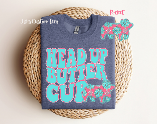 Head Up Buttercup Gildan T-Shirt