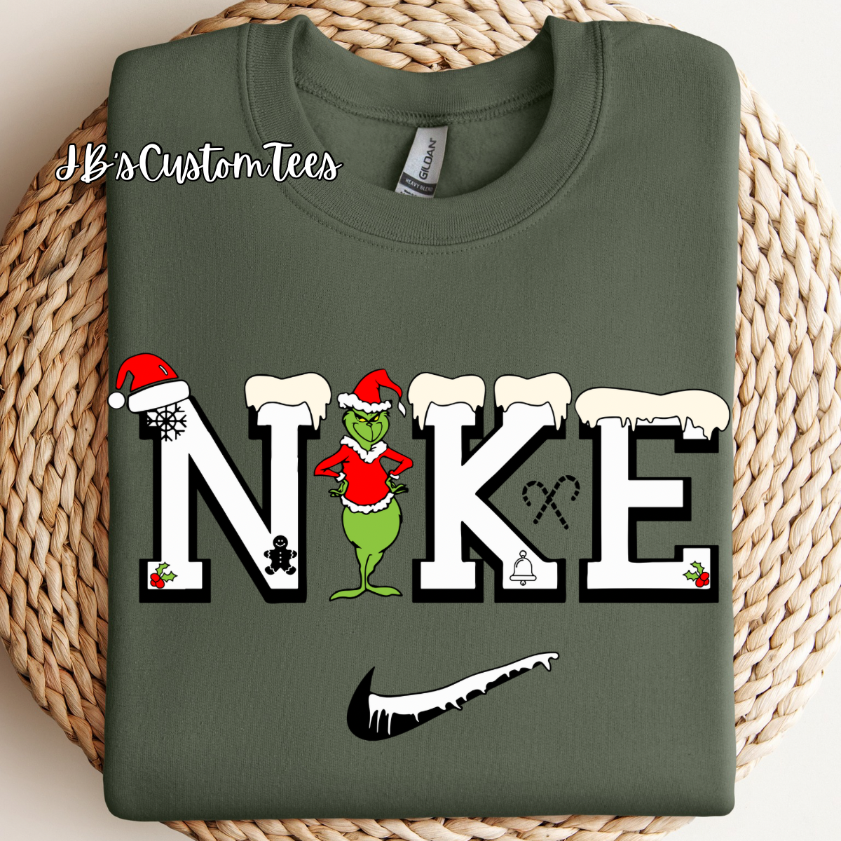 Green Guy N*ke Sweatshirt